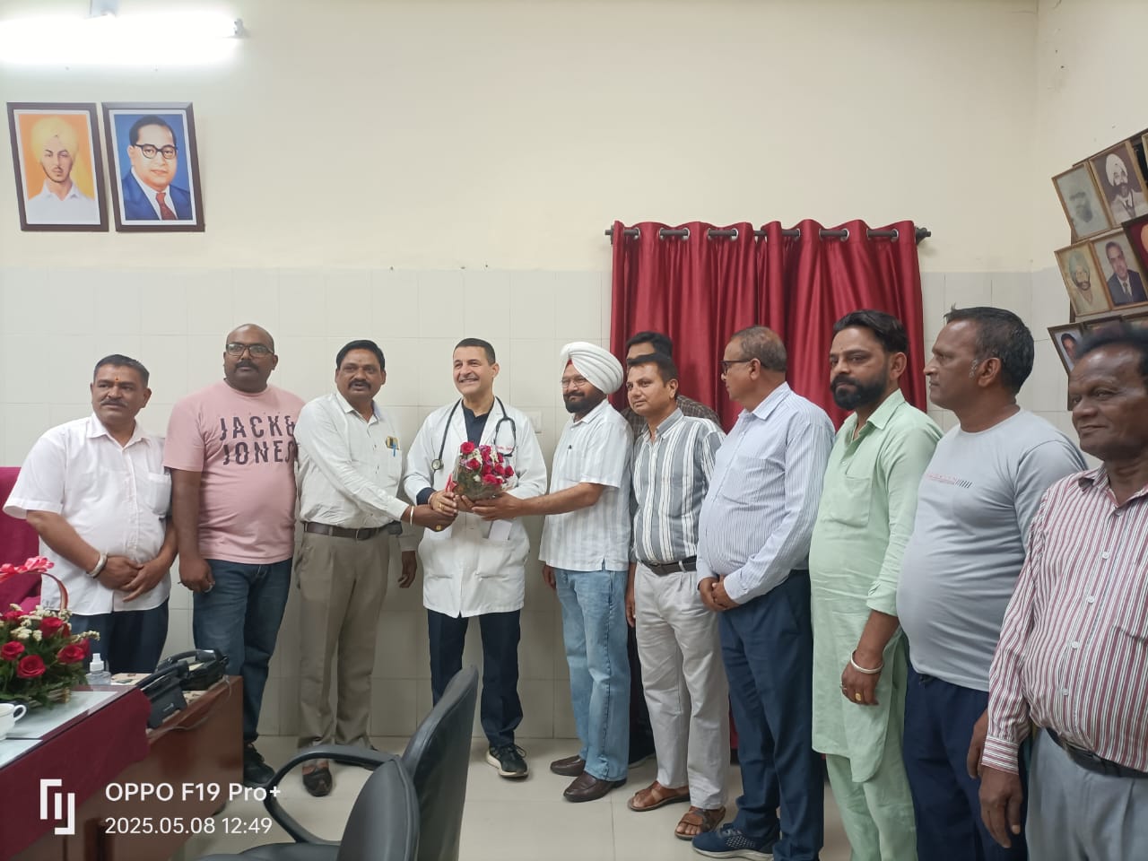Employee leaders welcomed the newly appointed Medical Superintendent Dr. Vishal Chopra.